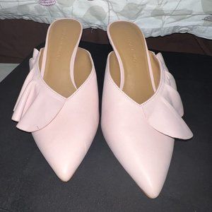 Rebecca Minkoff Giov Pink Heeled Mules